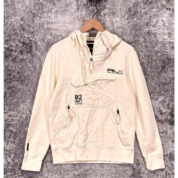 RLX Ralph Lauren Hoodie XS Mens Garment Dyed Technical Utility - Picture 1 of 9